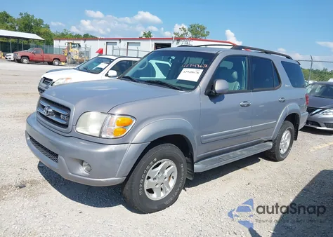2001 Toyota Sequoia Limited V8 из США, поврежденный, VIN 5TDBT48A11S008367